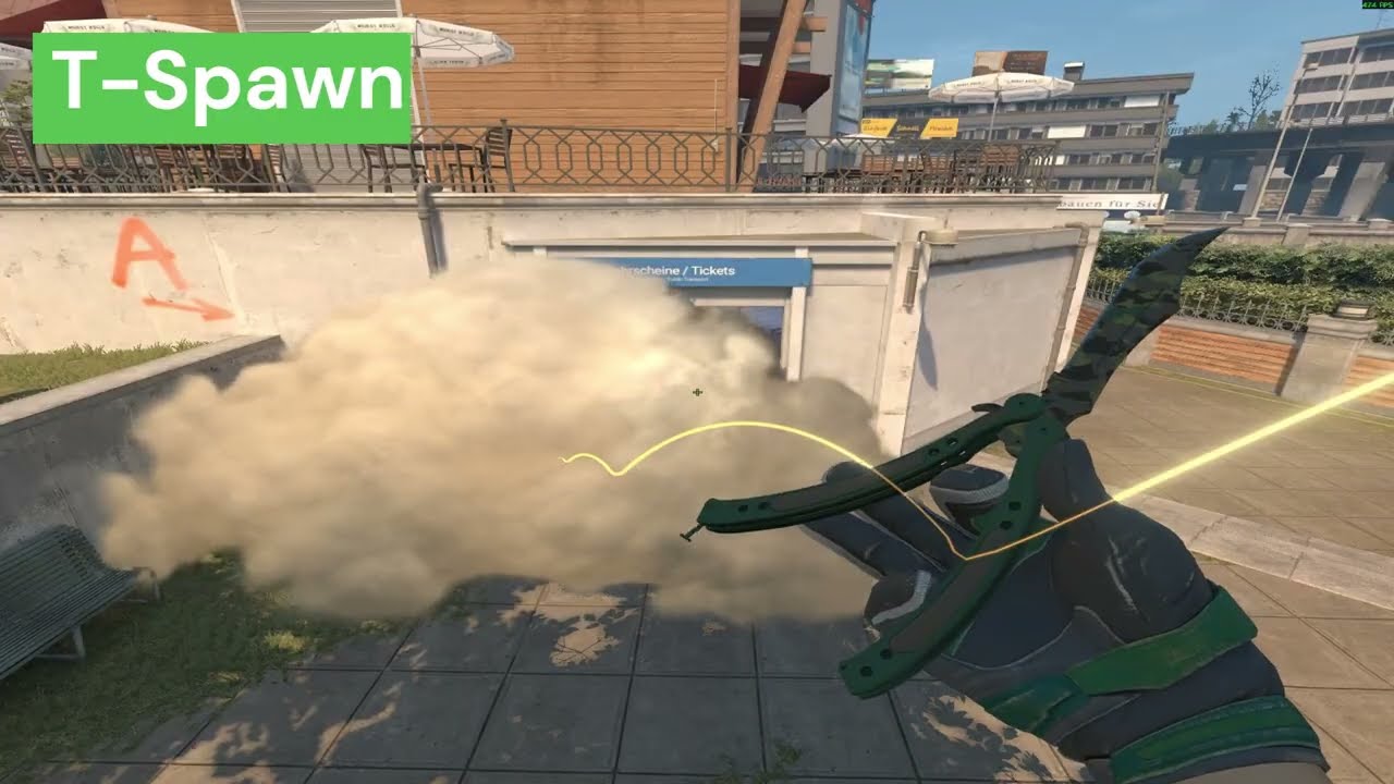 Toilet Smoke Guide - Overpass Utility CS2