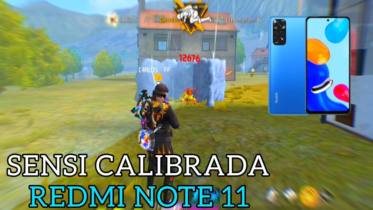 SAIU MELHOR SENSIBILIDADE E DPI REDMI NOTE 11 NOVA ATUALIZAÇÃO FREE FIRE 2026