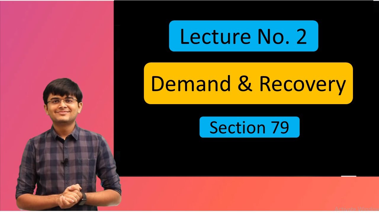 CA Final - GST - Demand & Recovery - Section 79 - CA Smit Shah
