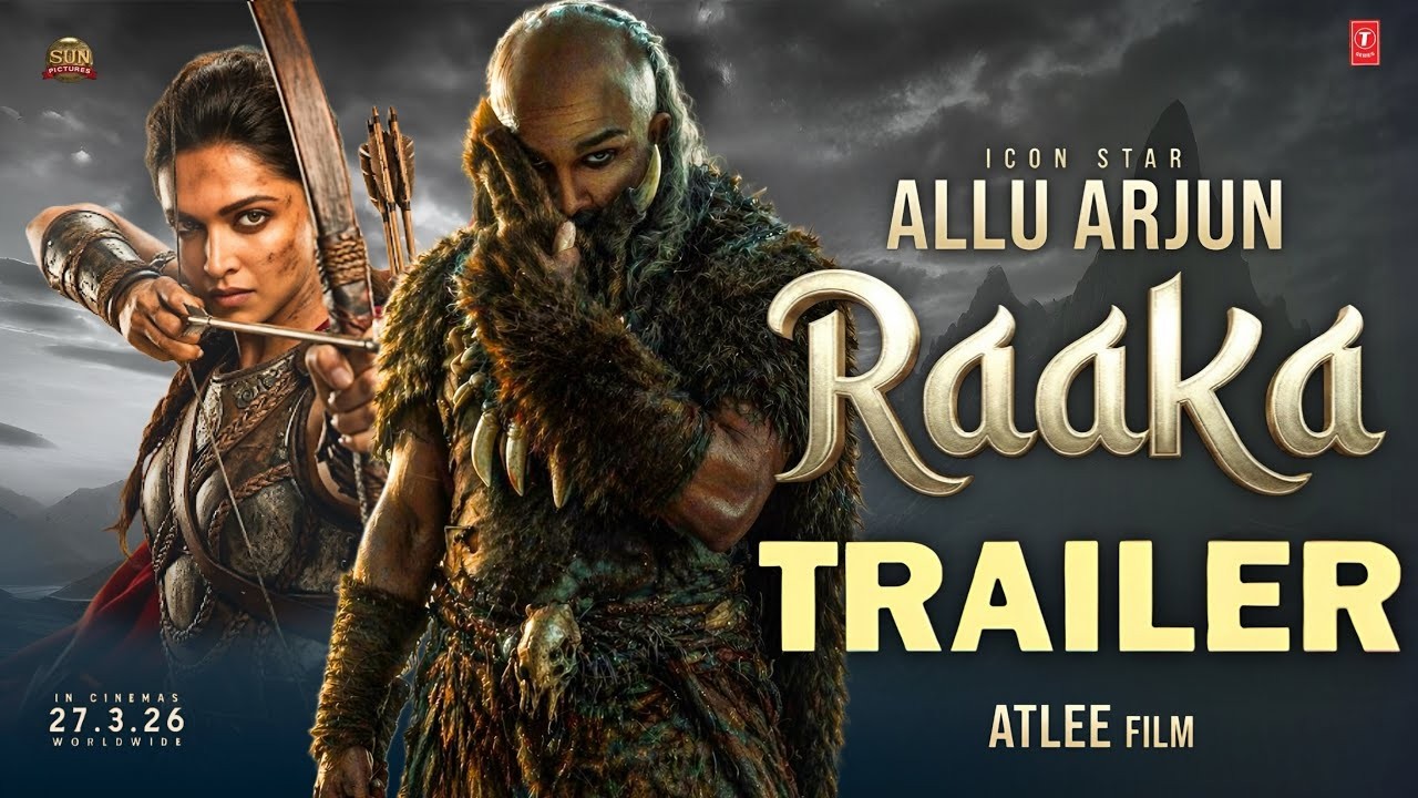 RAAKA   Notion Trailer   Atlee Kumar   Allu Arjun   Deepika Padukone   Sai Abhyankkar   PIT1080p
