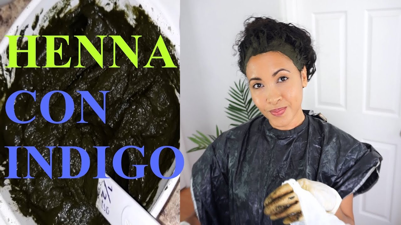 Henna e Indigo  para el cabello castaño y cubrir las canas/ como preparar para crecer el cabello