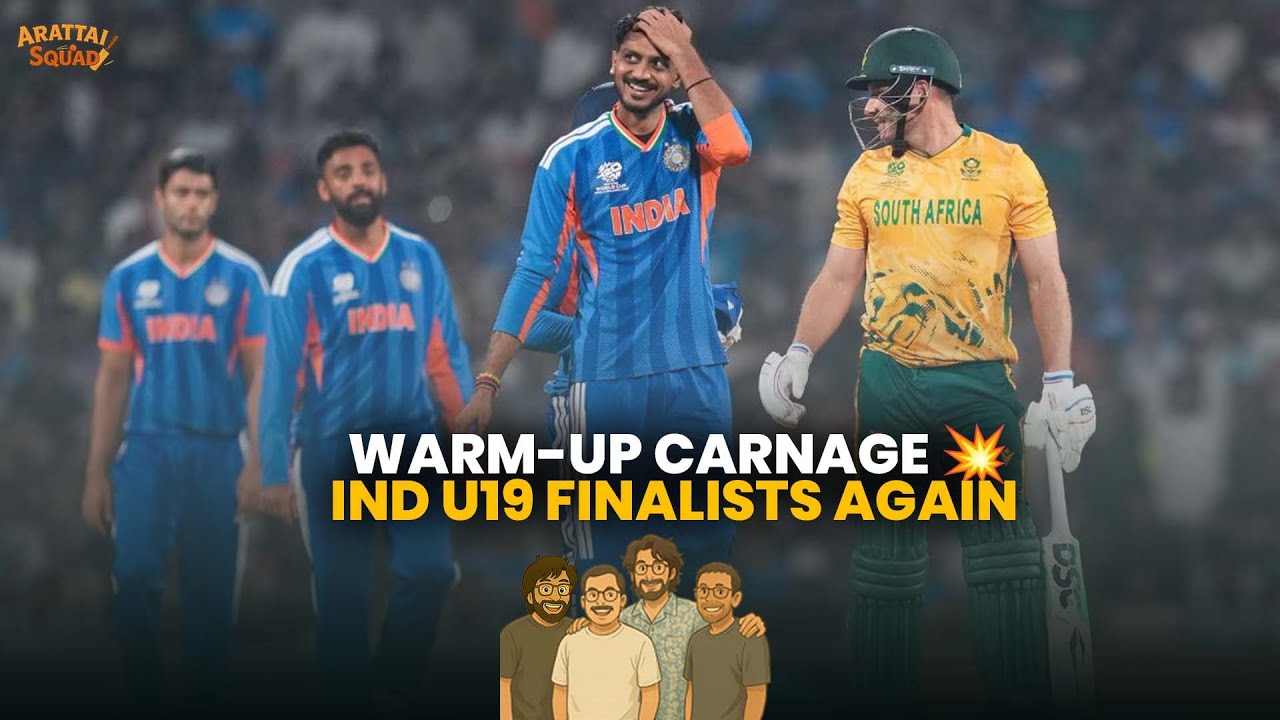 T20 WC Warm Ups Run Fest 🔥 | IND Beat SA, AFG Down WI | U19 India Into Final