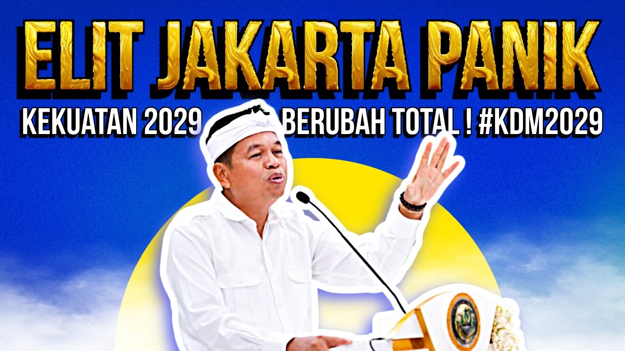 Skenario 2029 Berantakan! Alasan Mengapa Dedi Mulyadi Adalah Mimpi Buruk Terbesar Penguasa Saat Ini
