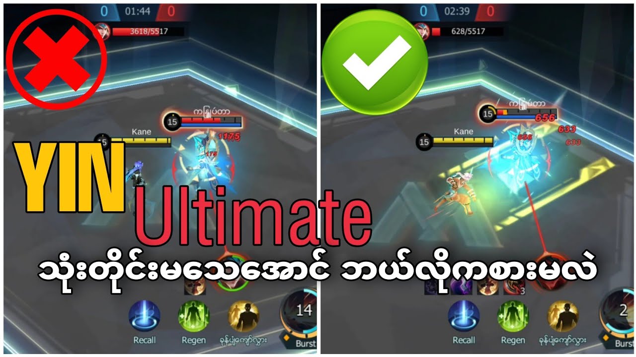 Yin ကို Damge ထွက်အောင် နဲ့ Skill ကြမ်းအောင် ကိုင်နည်း | Mobile Legends
