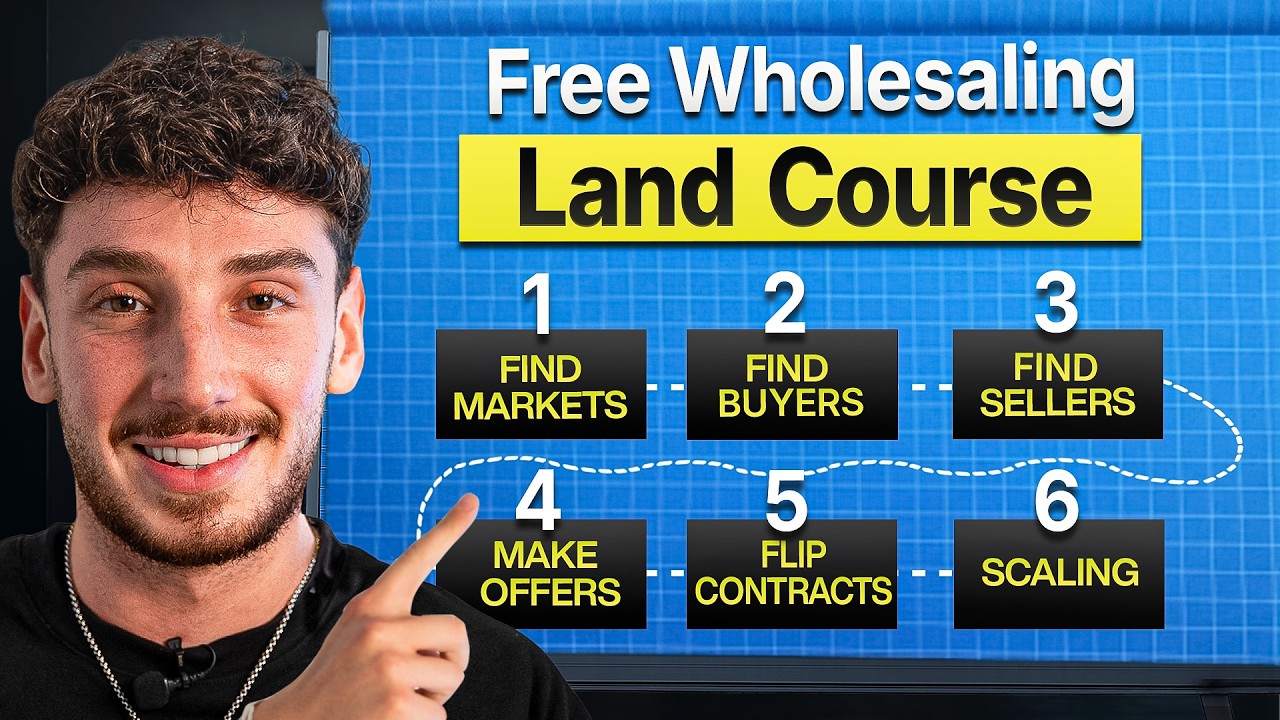 How to Wholesale Land Step-by-Step (2026 FREE COURSE)