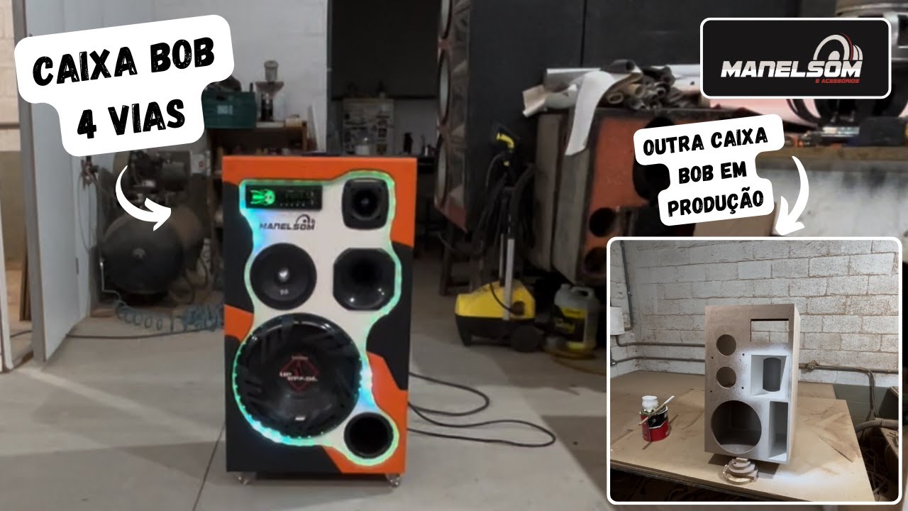 Caixa BOB finalizada, teste com música, início de fabricação de outra BOB. (Dia a dia da loja) #110