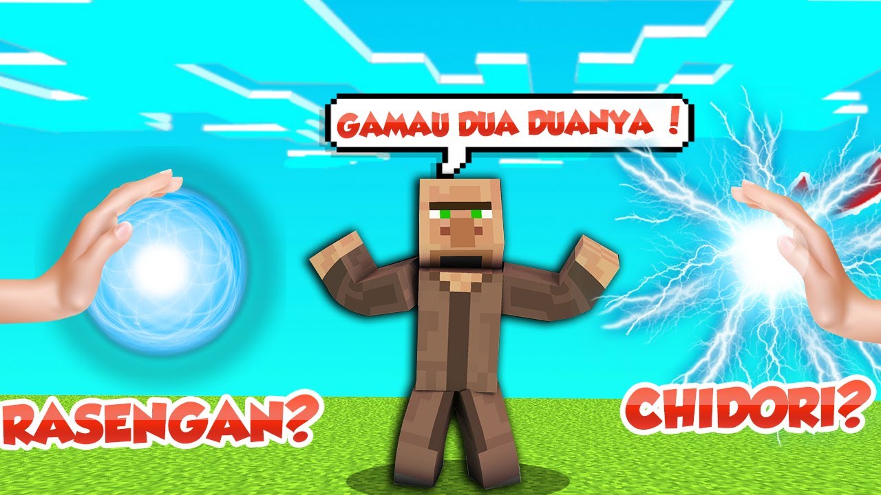 AKU MENYIKSA VILLAGER DENGAN CARA KOCAK !! DI RASENGAAAN !!!