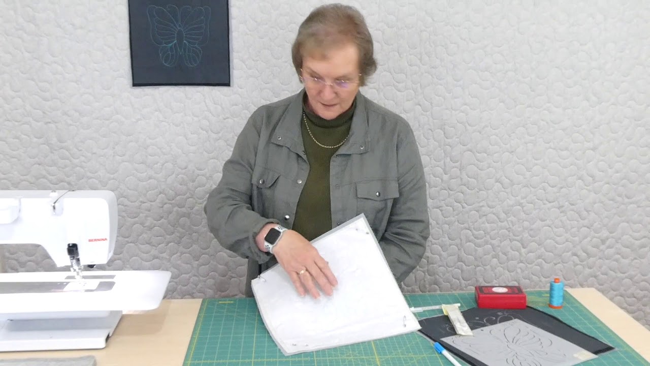 Quilting Tips & Techniques 254 - How to use a quilting stencil.