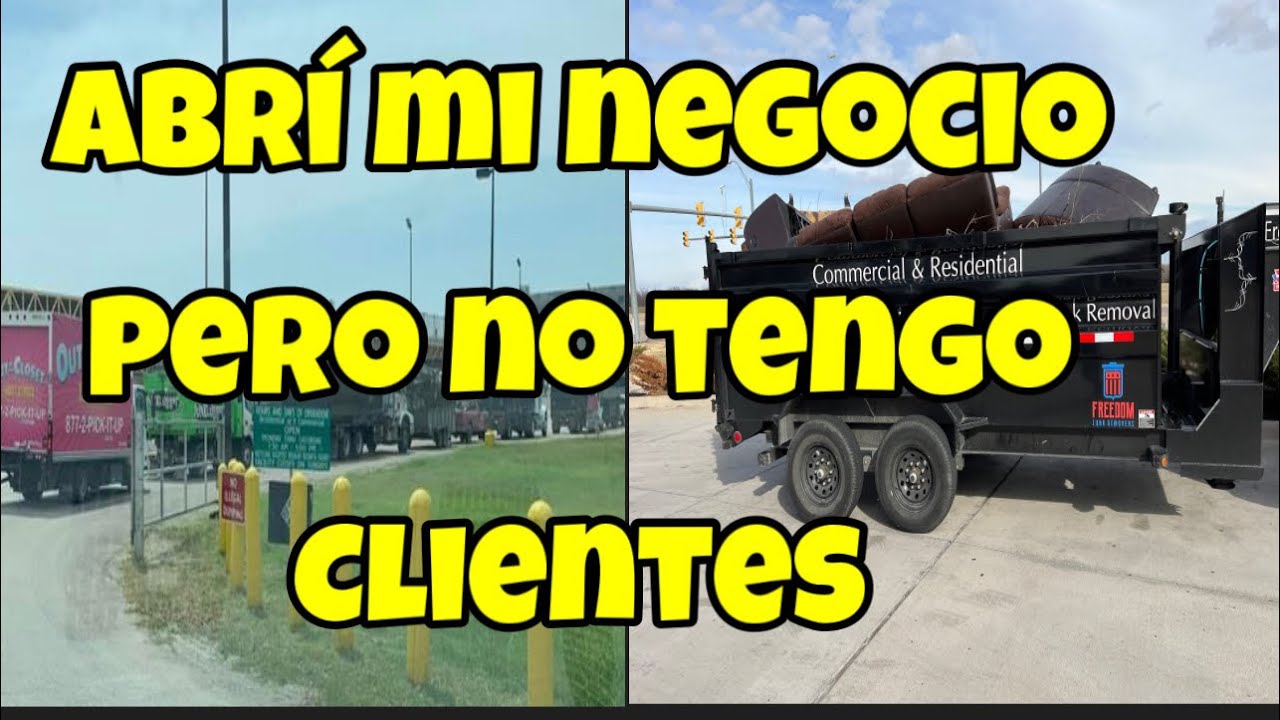 ¿Como Aclientar Mi Negocio? #vivodelabasuraquetiranenlosunitedstates