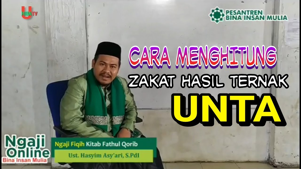 CARA MENGHITUNG ZAKAT HASIL TERNAK UNTA