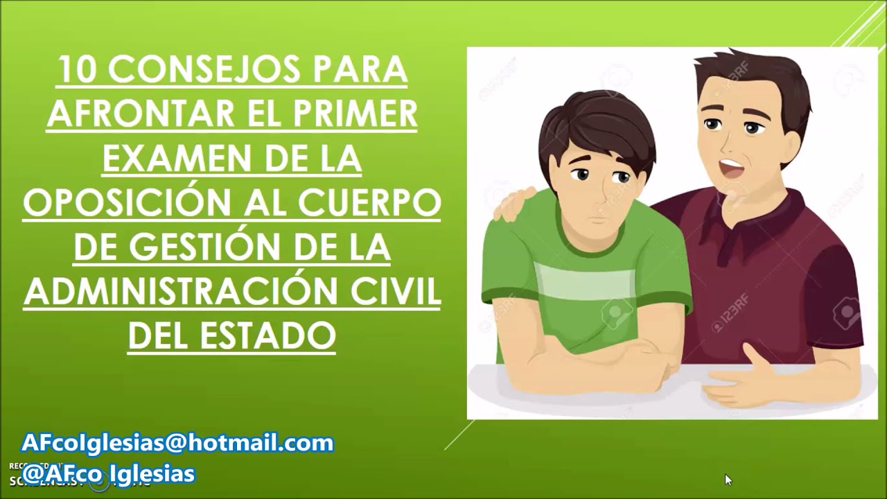 GACE: 10 consejos para afrontar el antes y el durante del primer examen de la oposici&oacute;n.