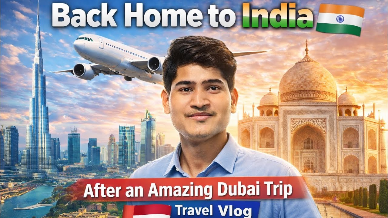 Back Home to India 🇮🇳 After an Amazing Dubai Trip 🇦🇪 | Travel Vlog