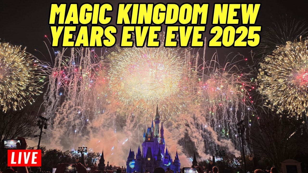 🔴 Live: Happy New Years EVE EVE from the Magic Kingdom at Walt Disney World Let's party 12/30/2025