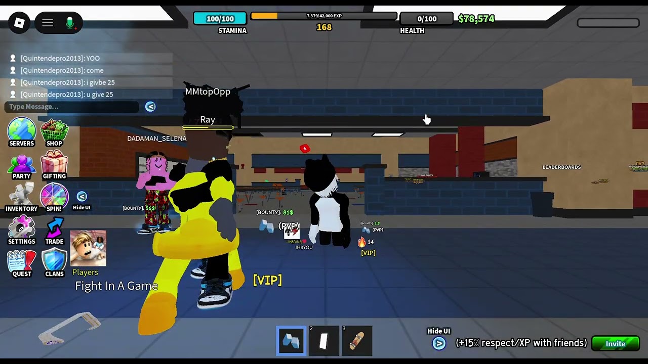 DAY 4 GRINDING FOR HITMAN ROBLOX FIGHT IN  A SCHOOL