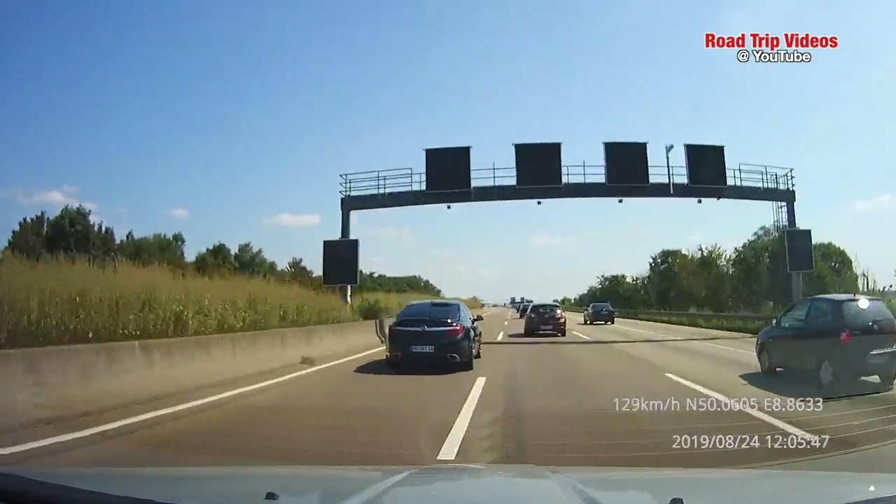 from Frankfurt to Wassertruedingen (Bavaria) over highways A3 and A7