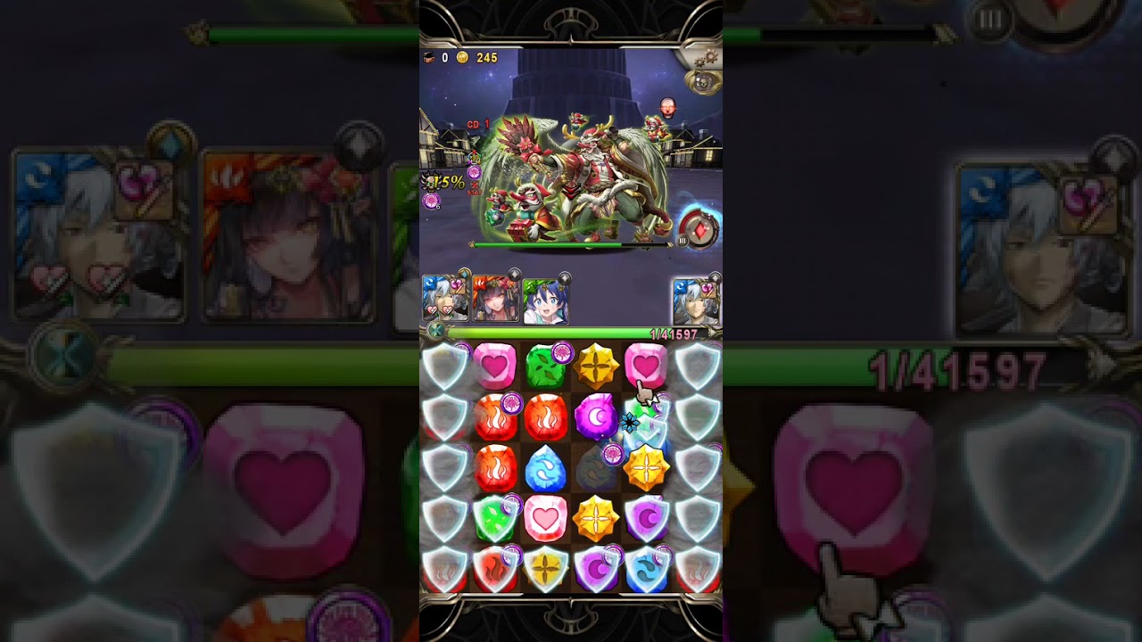 【神魔之塔】白夜叉4卡大戰2025十二月挑戰任務LV11（3核）