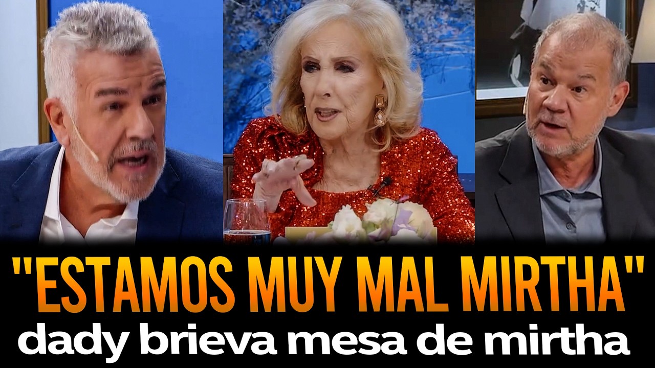DADY BRIEVA y los midachi criticaron al GOBIERNO con MIRTHA LEGRAND