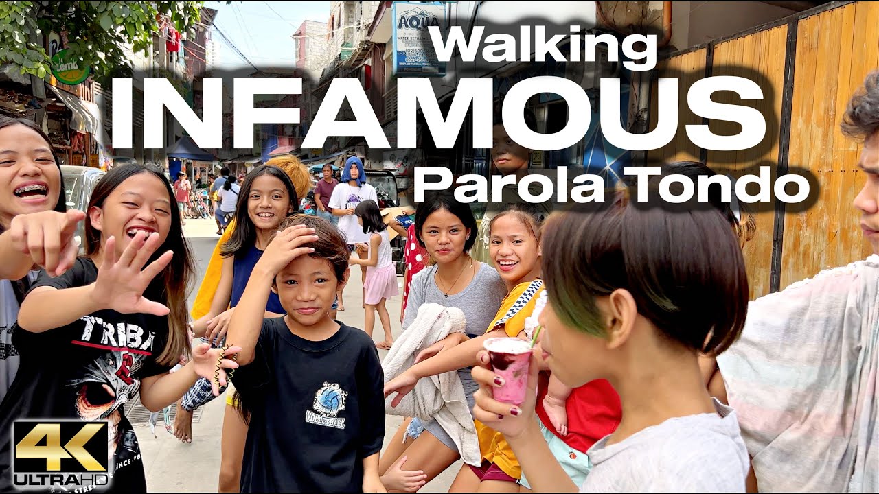 Walking the Infamous PAROLA COMPOUND Tondo Manila Philippines [4K]