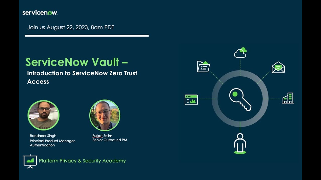 Platform Privacy & Security Academy: Introduction to ServiceNow Zero Trust Access​