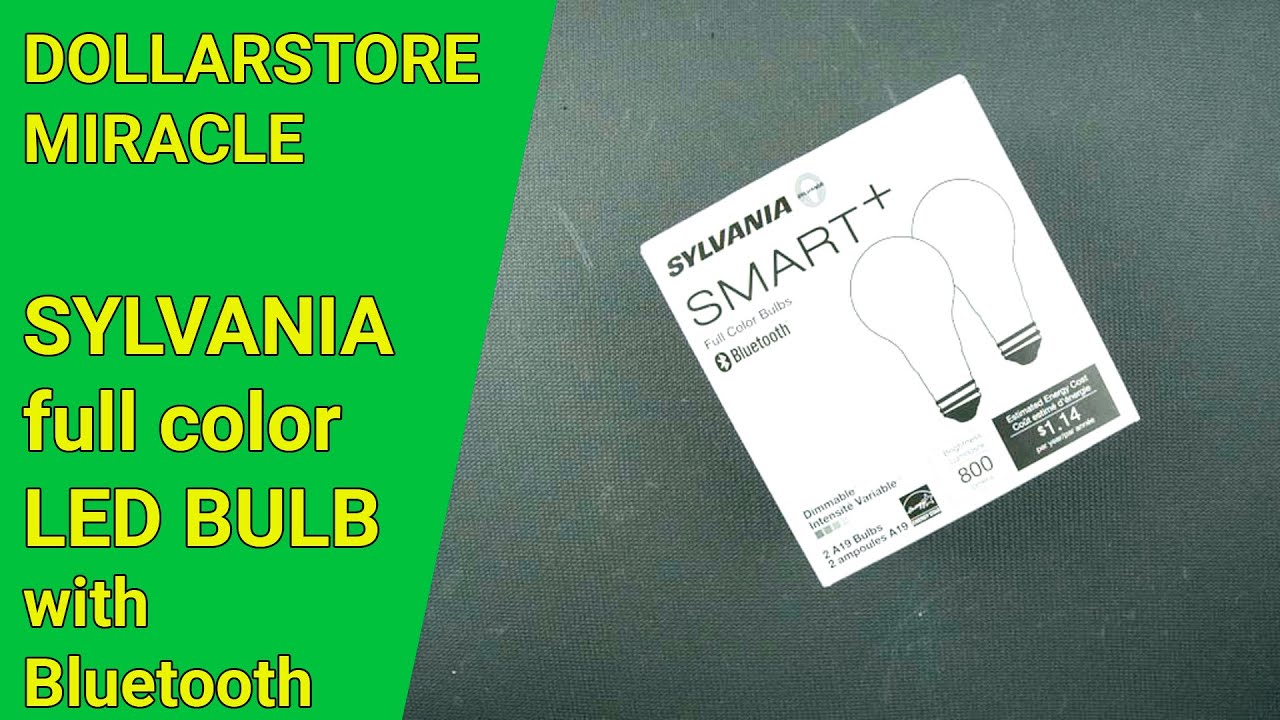 Dollarstore Mirace: Sylvania full color LED smart bulb