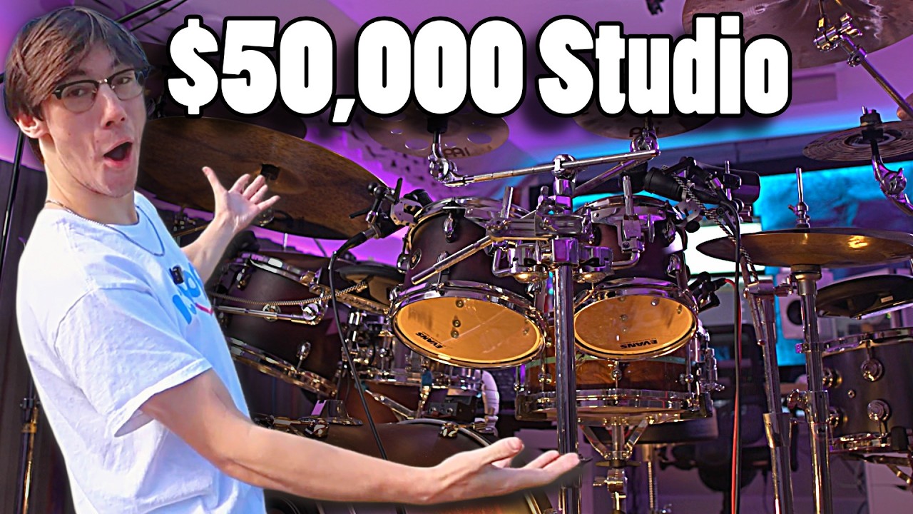 I Built My DREAM Home Drum Studio
