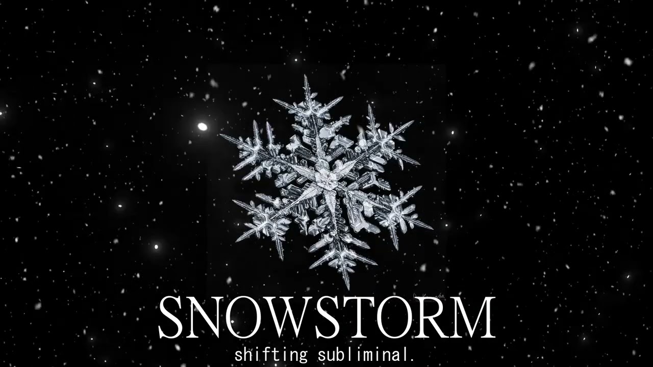 SNOWSTORM ⌈ extremely forced shifting subliminal // believe in yourself // let go ⌋