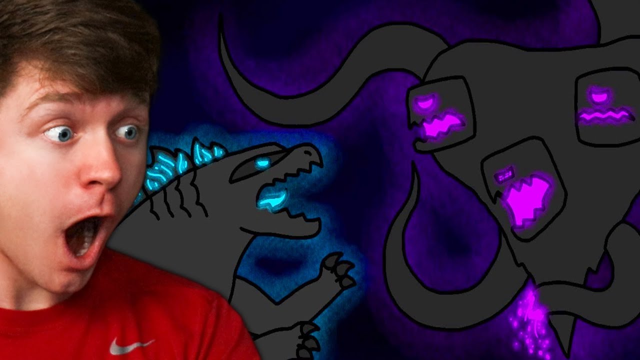 Reacting to GODZILLA vs WITHER STORM the BATTLE!