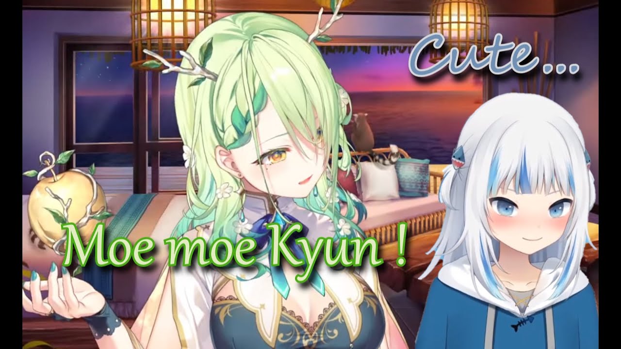 Gura falls for Fauna's 