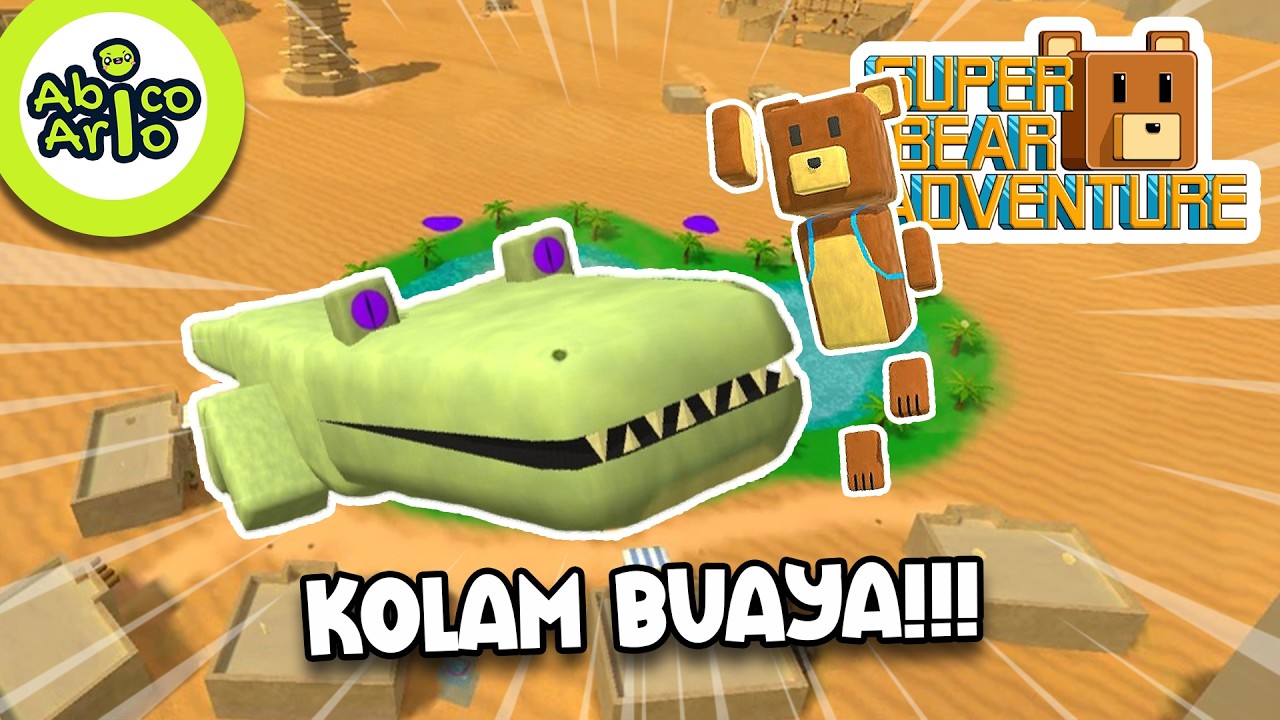 KOLAM GURUN PASIR YANG BANYAK BUAYA!!!