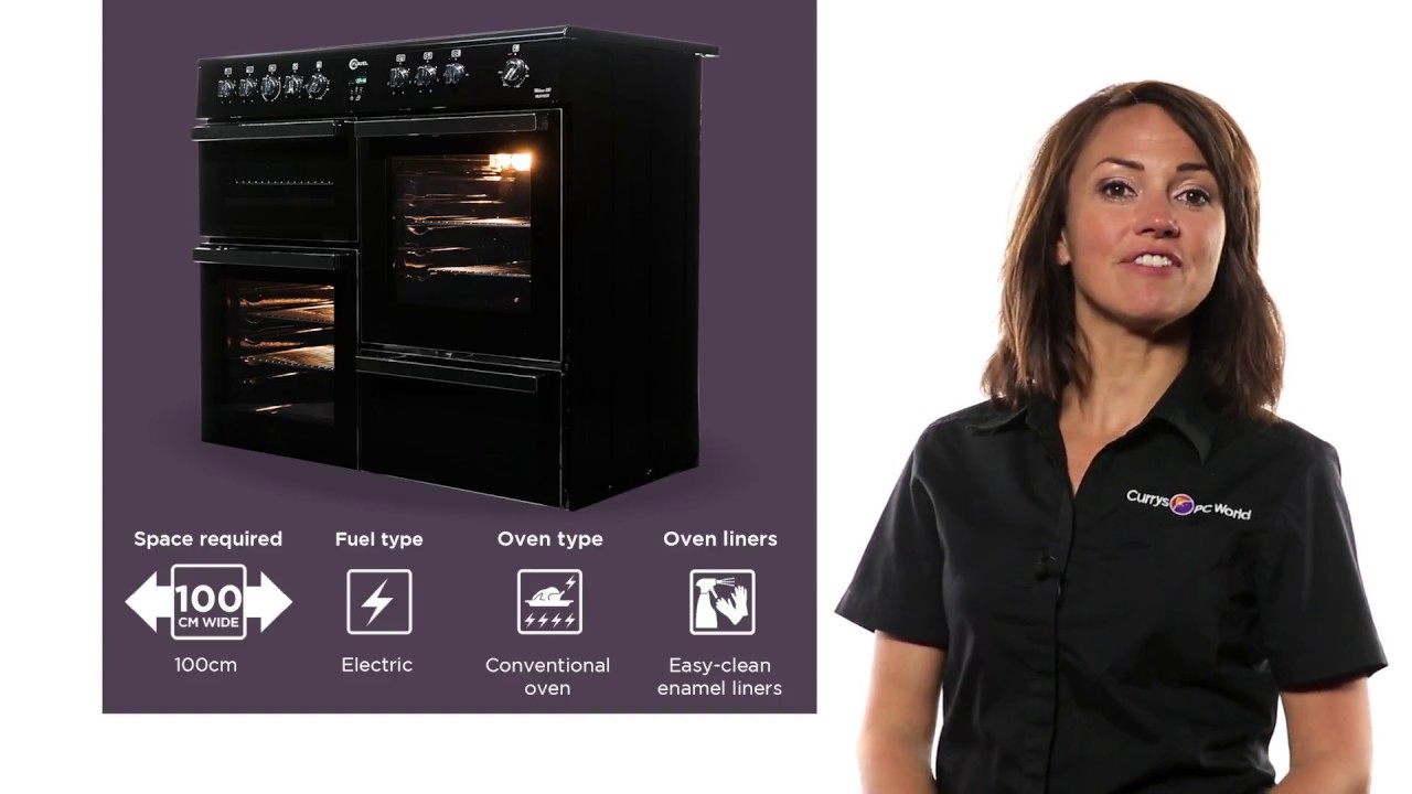 Flavel Milano 100 MLN10CRK Electric Range Cooker - Black | Product Overview | Currys PC World