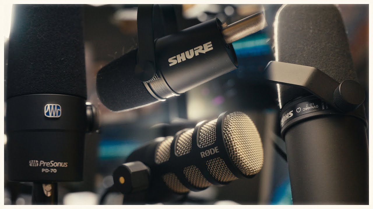 BEST Dynamic Mic? MV7X vs. SM7B vs.  Podmic vs.  PD-70