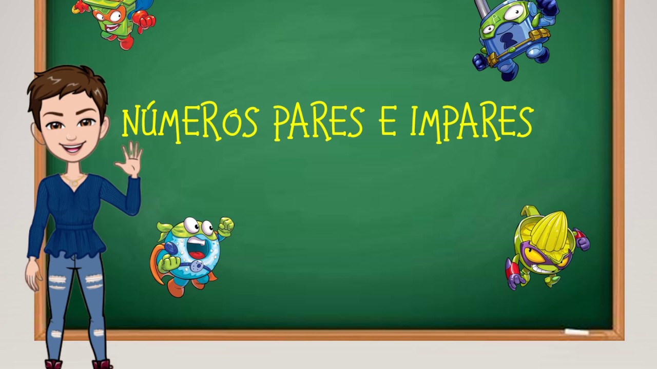 Matemáticas 1º Primaria: números pares e impares