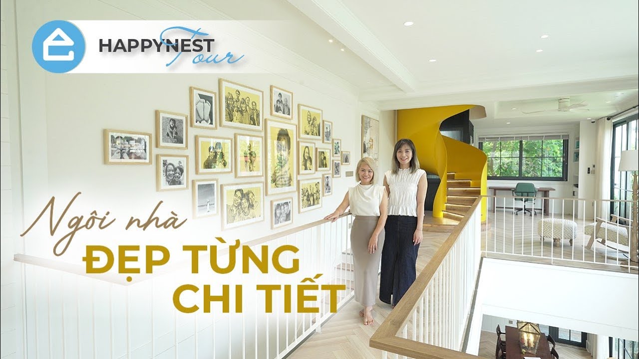 Ngôi nhà ngoại ô ĐẸP từng CHI TIẾT nhỏ | Happynest Tour