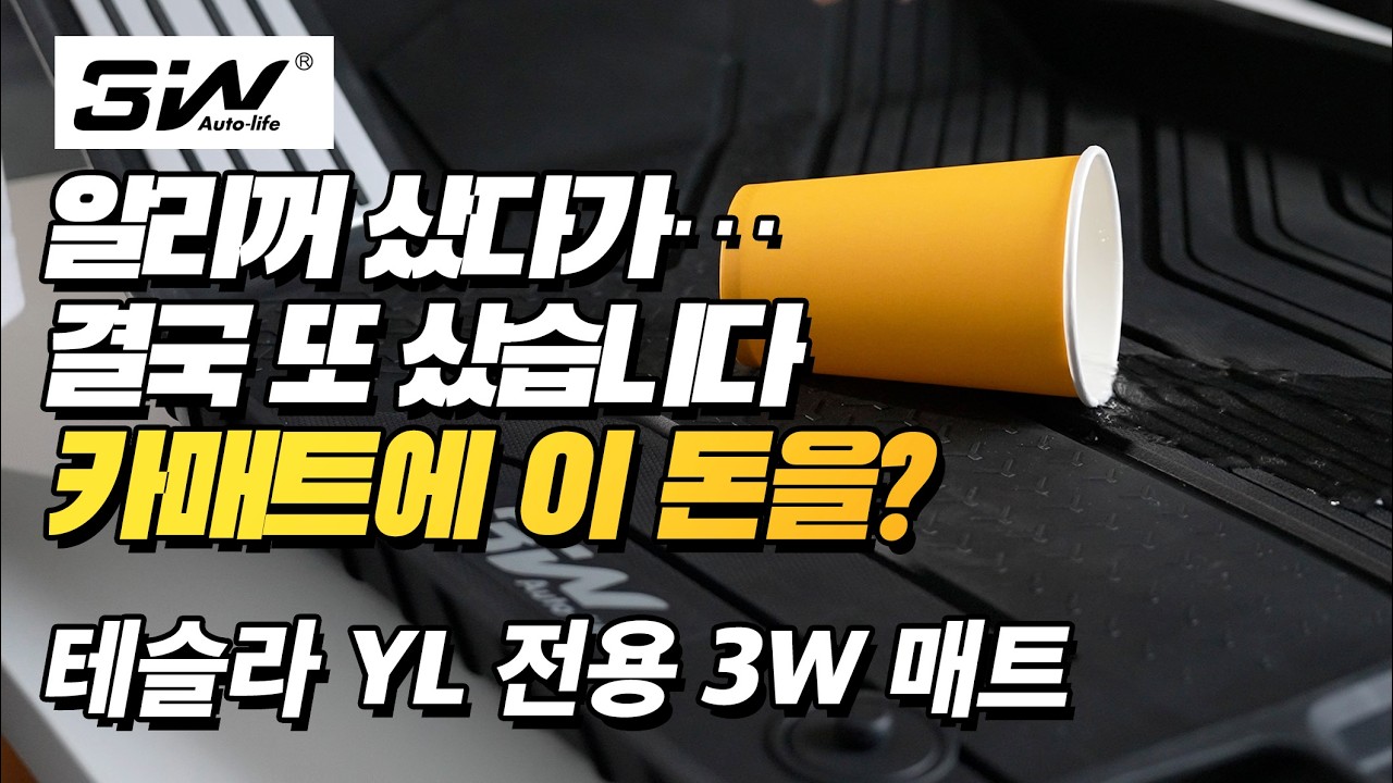 [초특가할인제공] 3W 에코라이너 TPE 카매트 테슬라 모델 YL 풀세트 리뷰｜알리 카매트와 직접 비교해보니, 출고 전 준비할 만한 이유