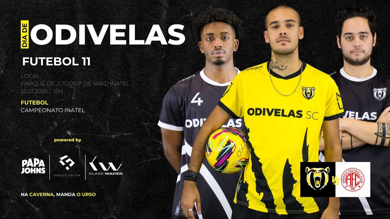 FUTEBOL 11 | TAÇA - ODIVELAS SC X AMÉRICA