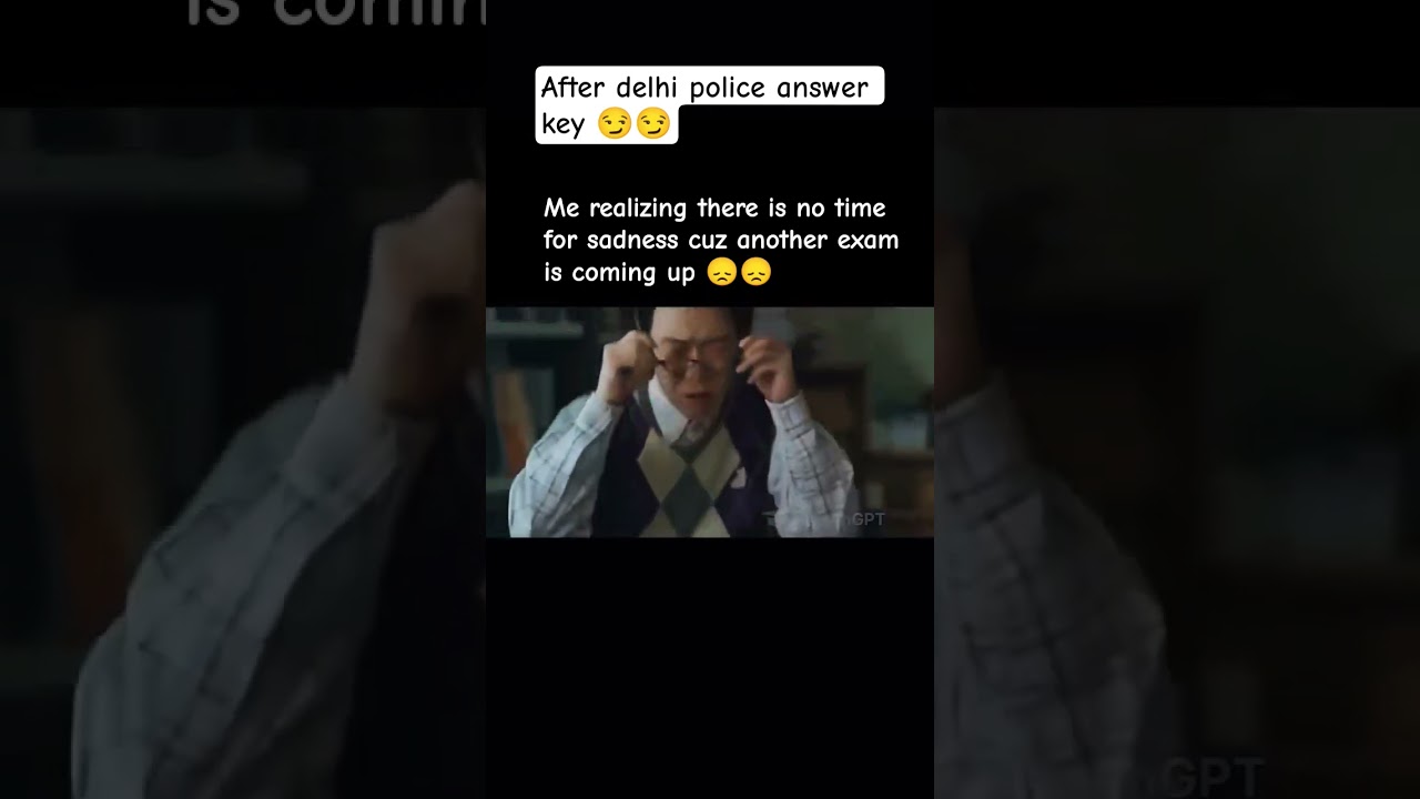 delhi police answer key out 🥺 