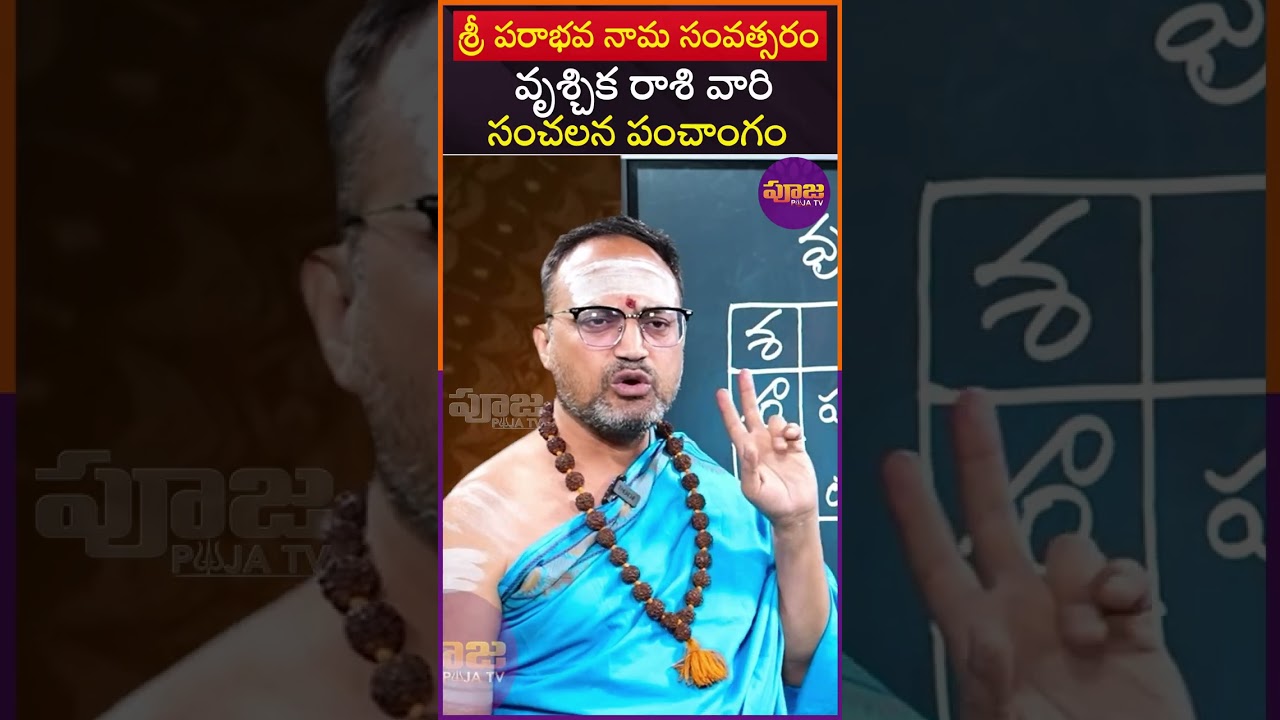 Astrologer Nandibhatla Srihari Sharma About Vruschika Rasi | Ugadi Rasi Phalalu 2026 | #vruschika