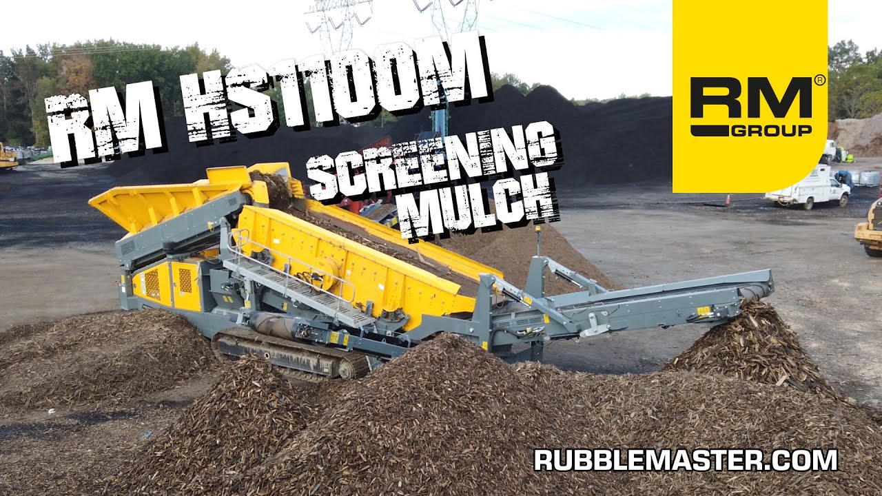 RM HS11000M Scalping Screen Processing Mulch in New Jersey