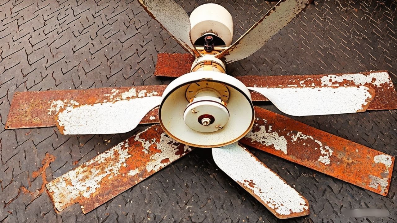 Restoration Old Ceiling Fan From a Scrap yard – Shocking Results // Amazing Restore Old Ceiling Fan