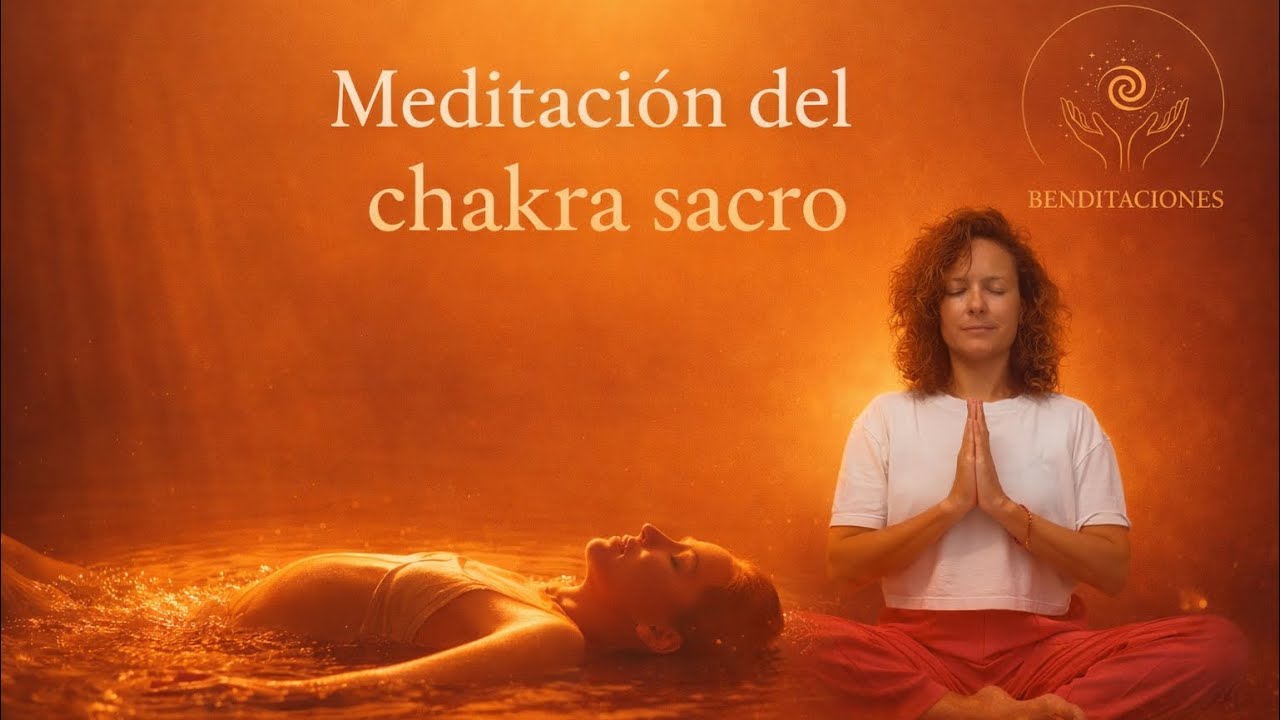 Meditación Chakra Sacro | 13min de activación creativa, paz mental y conexión divina.