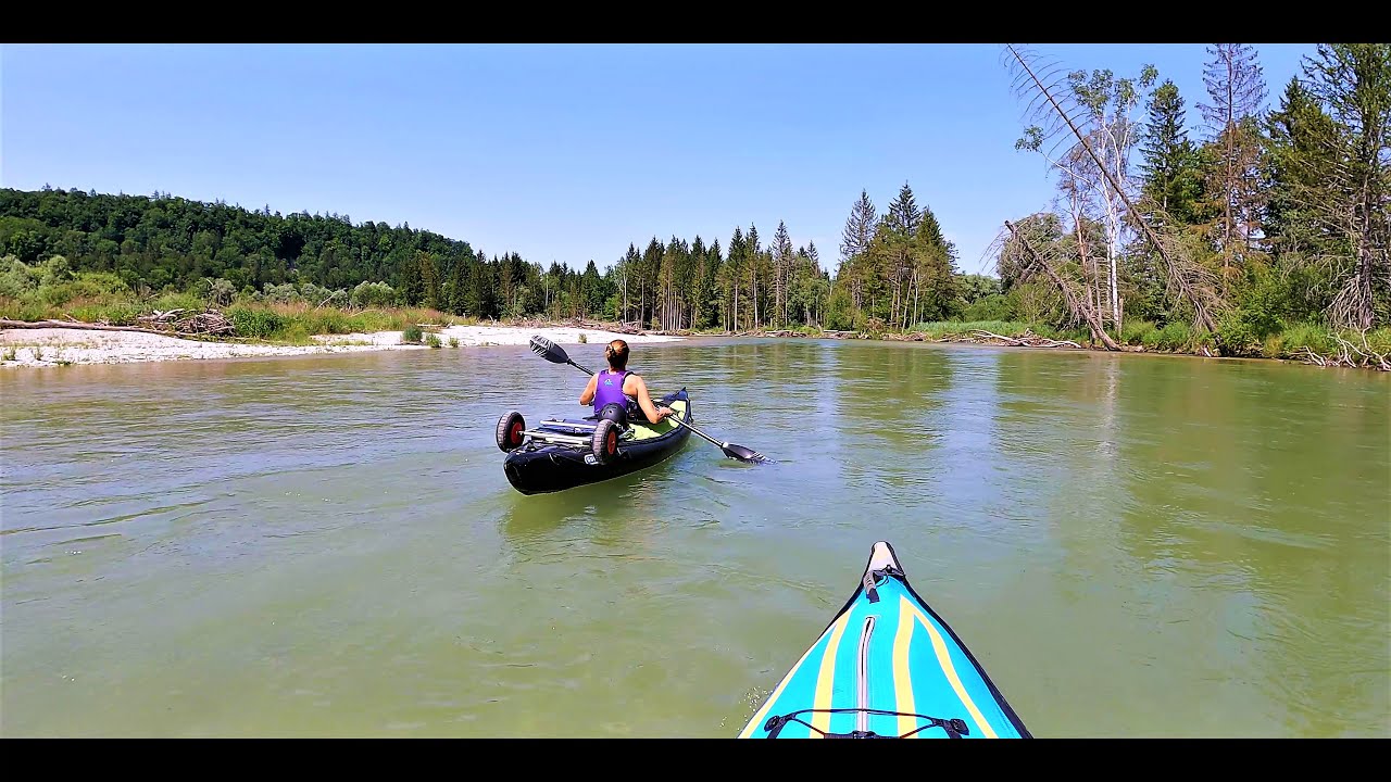 Isar Kajaktour - Im Gumotex Rush und Advanced Elements Expediton (von Wolfratshausen nach München)