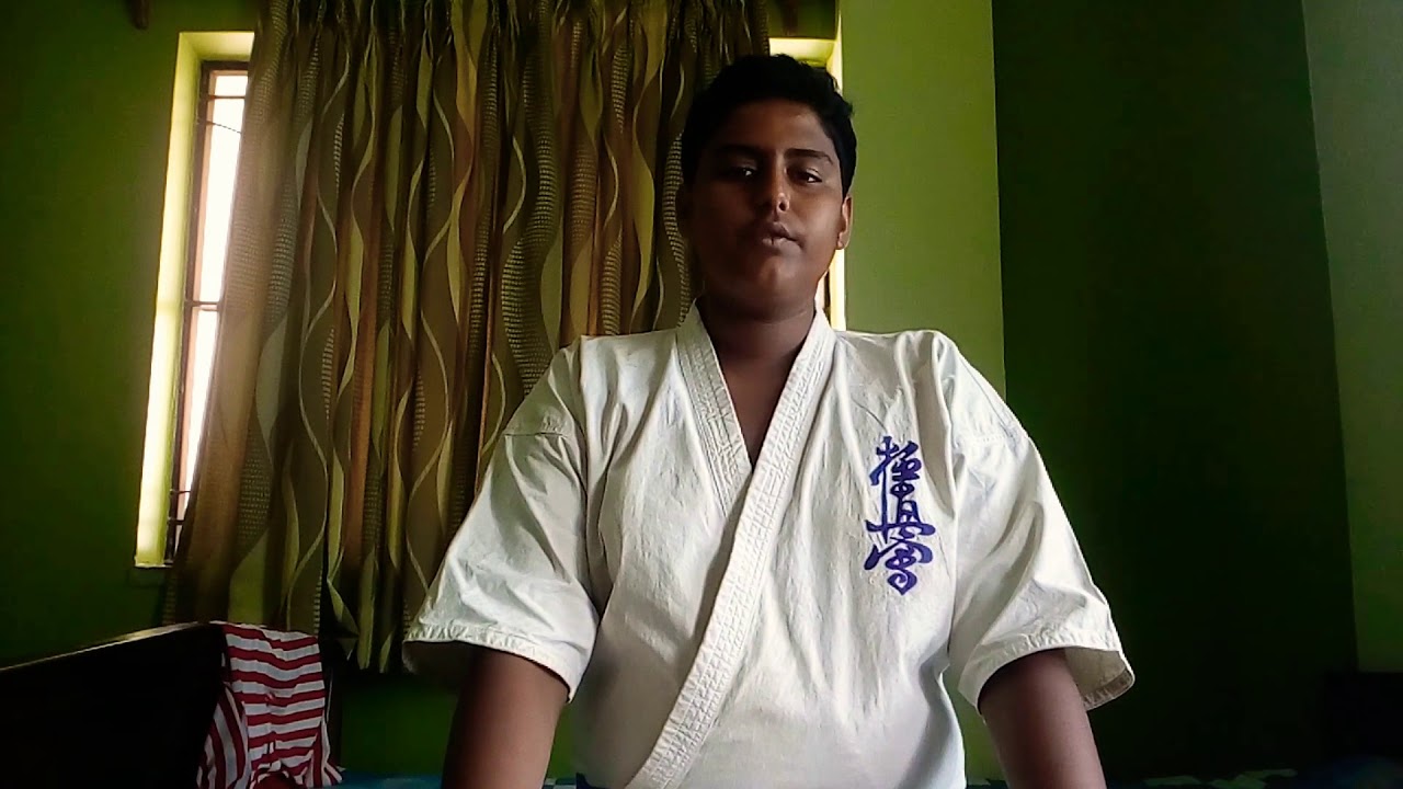How to tie a Kyokushin karate belt