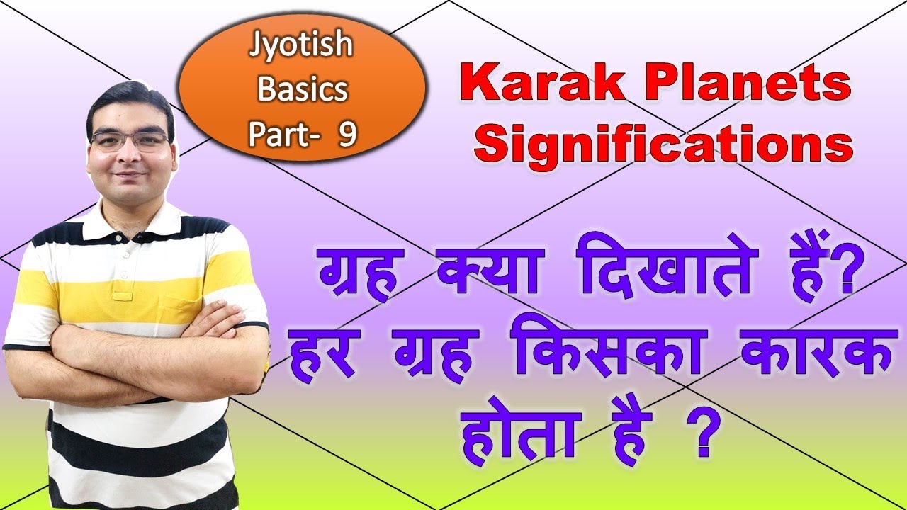Astrology Basics- Part 9| हर ग्रह किसका कारक होता है ? Planets and Their Significations - 1 | Hindi