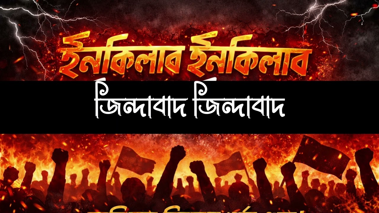 🔥 ইনকিলাব ইনকিলাব! জিন্দাবাদ জিন্দাবাদ! 🔥