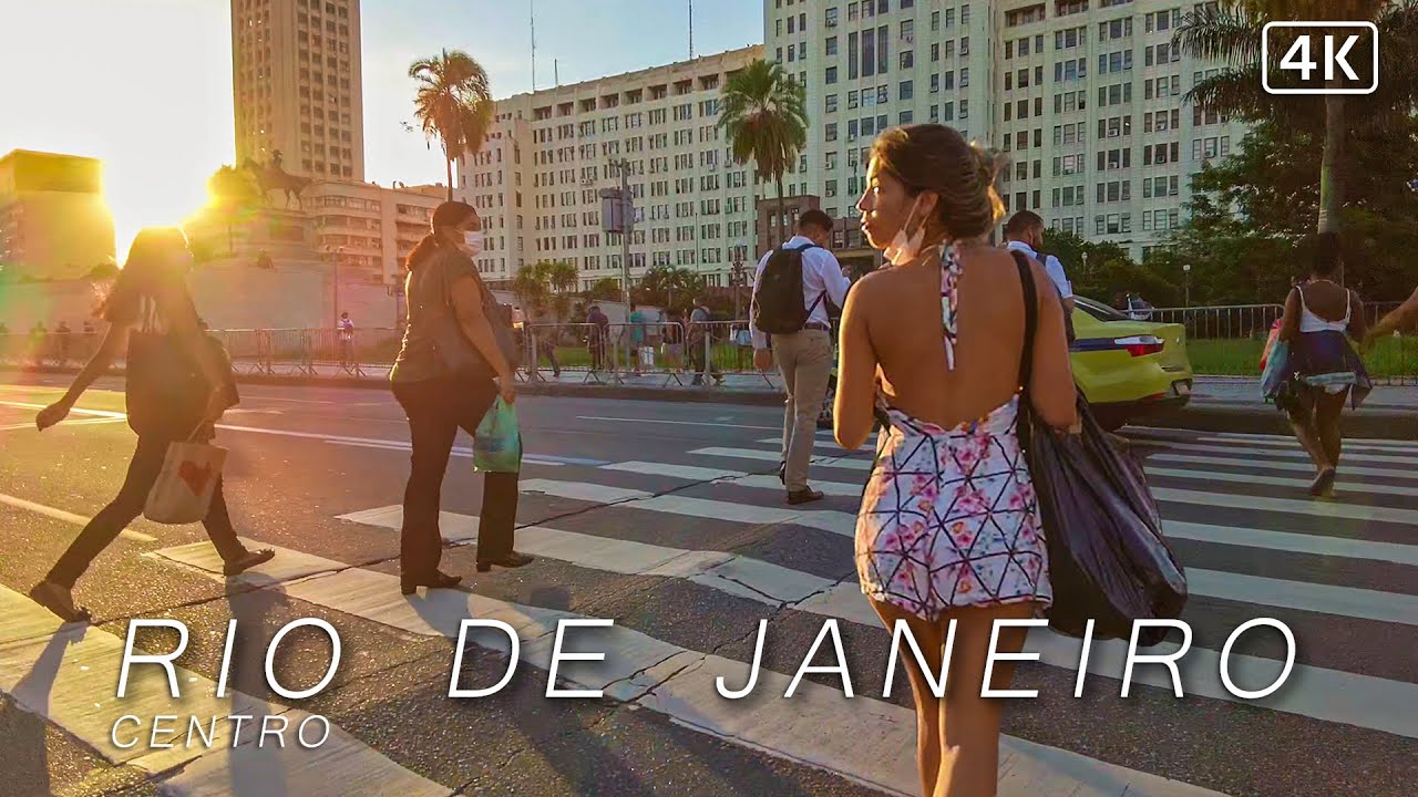 🇧🇷 Downtown Rio de Janeiro: Central do Brasil | Brazil 【4K】2021