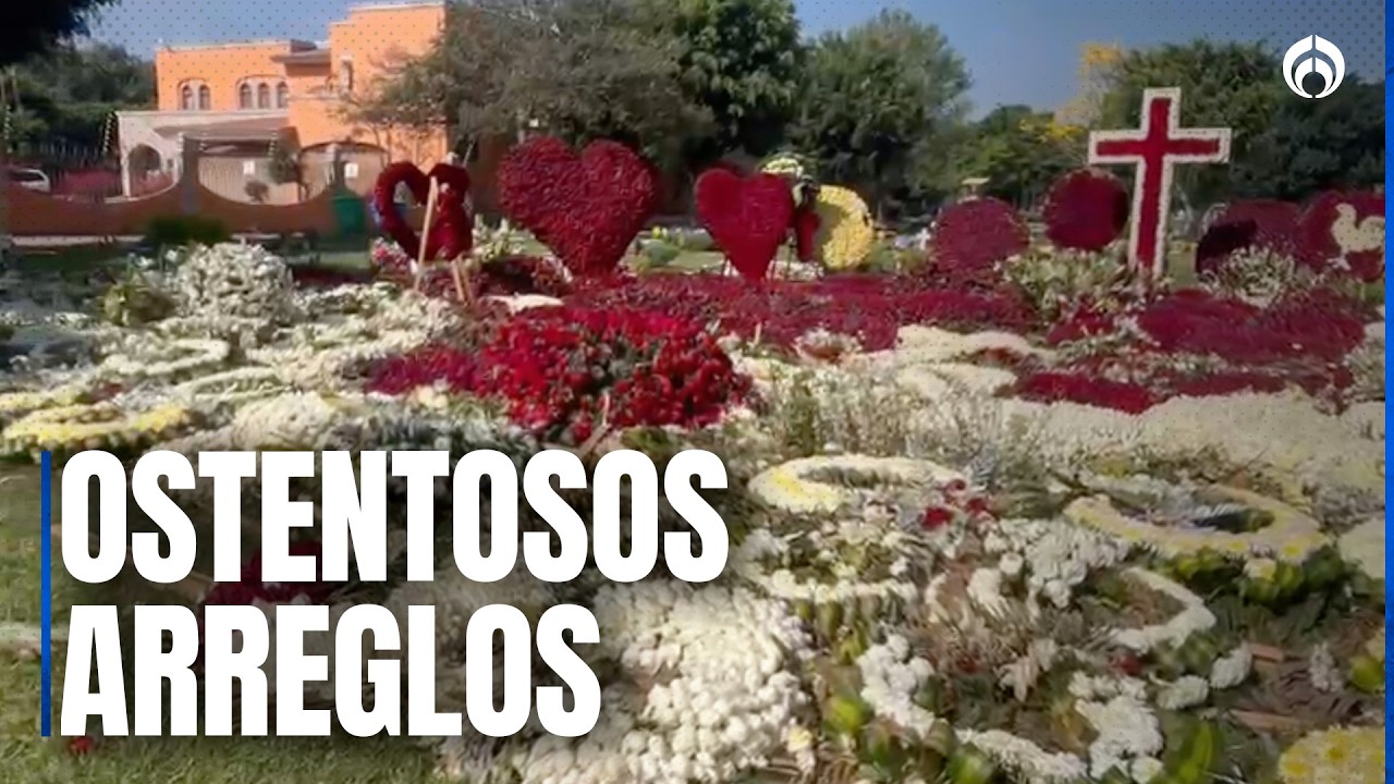 Imágenes exclusivas de la tumba de 'El Mencho' en Zapopan está llena de flores
