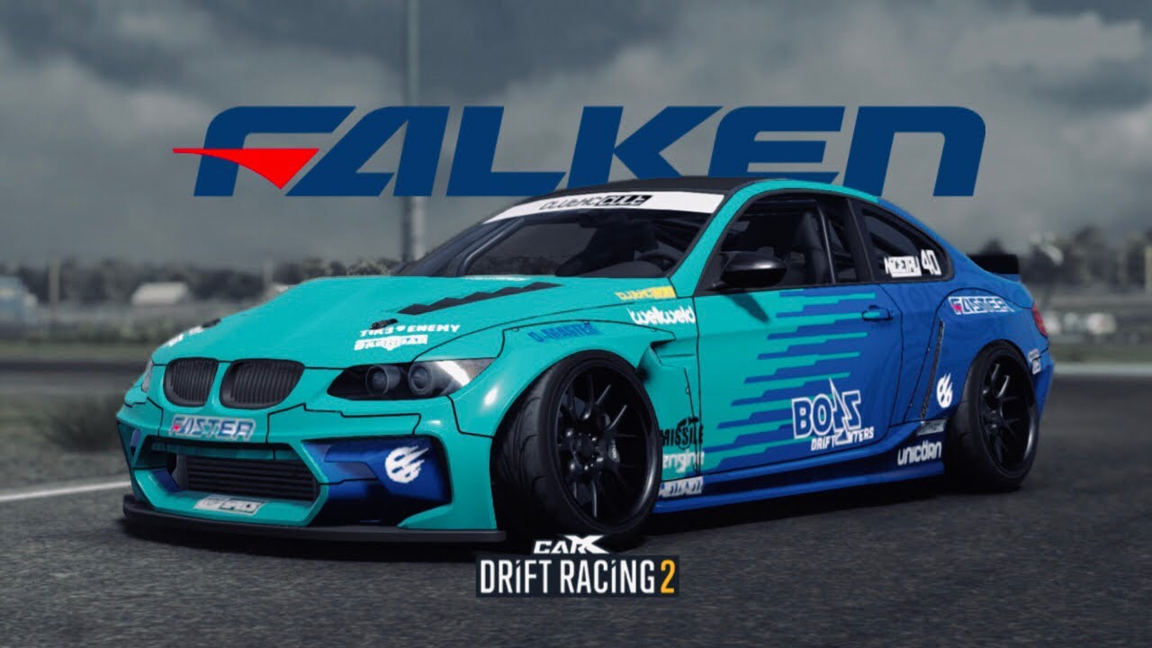 FALKEN LIVERY • UDM 3 ( BMW M3 E92 ) • CarX Drift Racing 2 • Customization / Gameplay