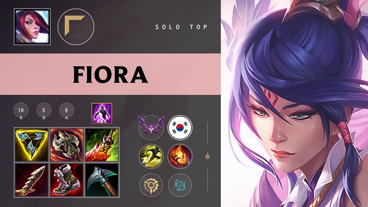 Fiora Top vs Ambessa - KR Master Patch 26.10