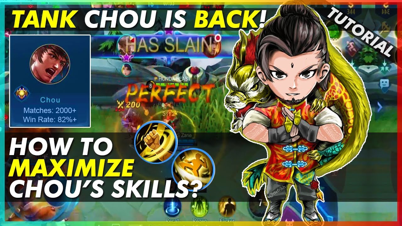 TANK CHOU IS BACK! MLBB 5-MAN RANK GAMEPLAY