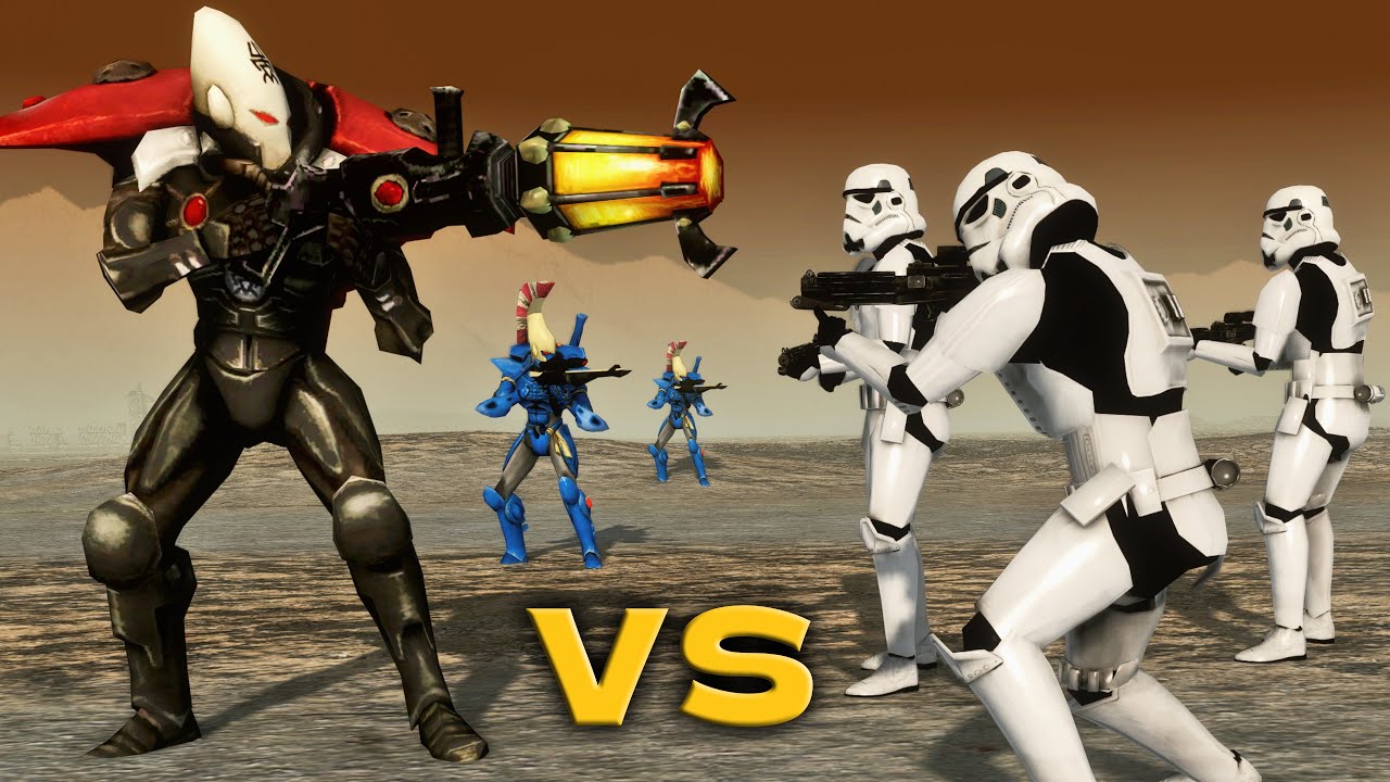 ELDAR vs GALACTIC EMPIRE | Warhammer 40k vs Star Wars | Cinematic Battle (4K)
